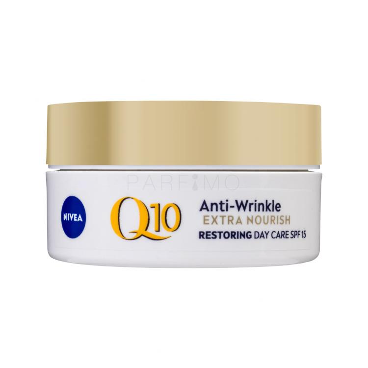 Nivea Q10 Power Anti-Wrinkle Extra Nourish SPF15 Crema giorno per il viso donna 50 ml