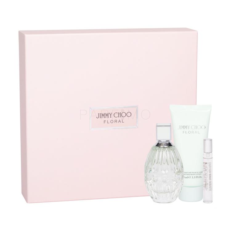 Jimmy Choo Jimmy Choo Floral Pacco regalo eau de toilette 90 ml + eau de toilette 7,5 ml + lozione corpo 100 ml