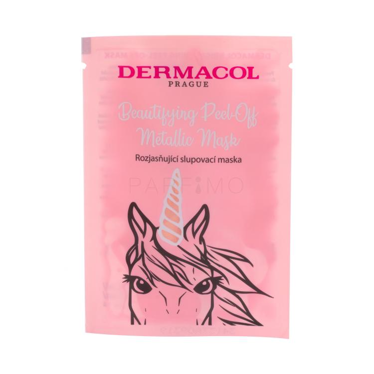 Dermacol Beautifying Peel-off Metallic Mask Brightening Maschera per il viso donna 15 ml