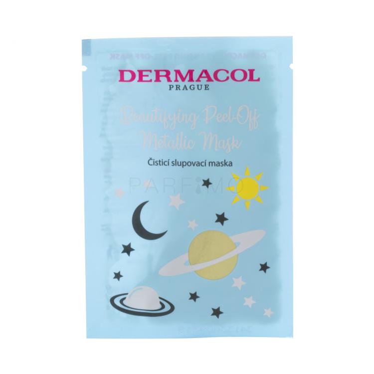 Dermacol Beautifying Peel-off Metallic Mask Cleansing Maschera per il viso donna 15 ml