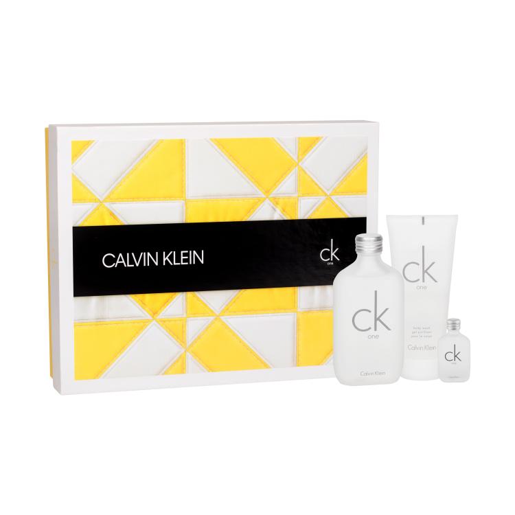 Calvin Klein CK One Pacco regalo eau de toilette 100 ml + eau de toilette 10 ml + doccia gel 100 ml
