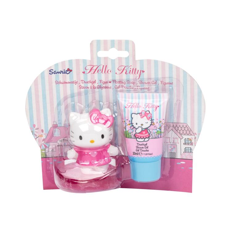 Hello Kitty Shower Gel Pacco regalo doccia gel 30 ml + sapone + giocattolo Hello Kitty