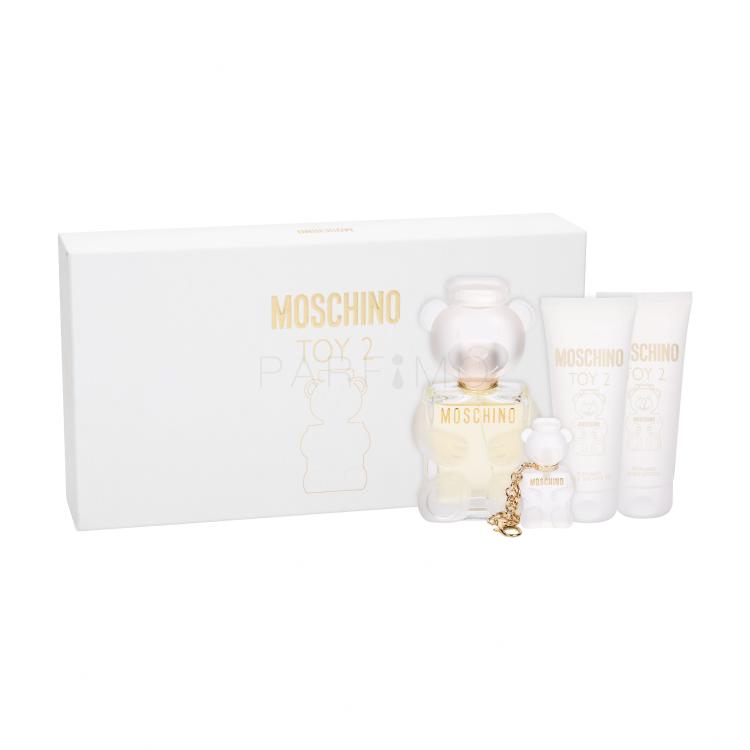 Moschino Toy 2 Pacco regalo eau de parfum 100 ml + lozione corpo 100 ml + doccia gel 100 ml + portachiavi