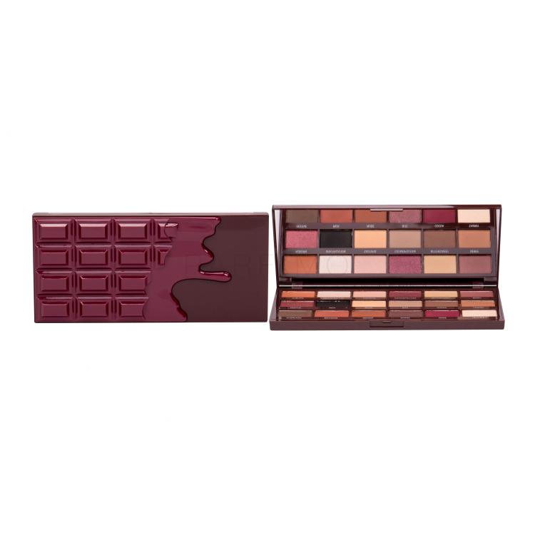 I Heart Revolution Chocolate Eyeshadow Palette Ombretto donna 18 g Tonalità Cranberries and Chocolate