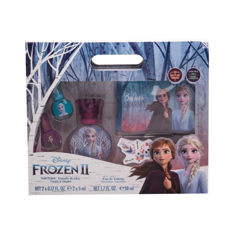 Disney Frozen II Pacco regalo eau de toilette 50 ml + smalto unghie 2 x 5 ml + trousse