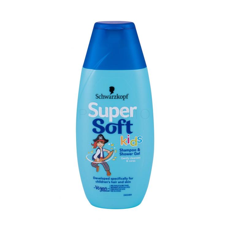 Schwarzkopf Super Soft Kids Shampoo &amp; Shower Gel Shampoo bambino 250 ml