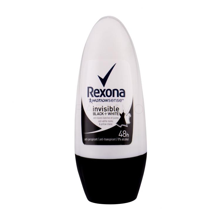 Rexona MotionSense Invisible Black + White Antitraspirante donna 50 ml