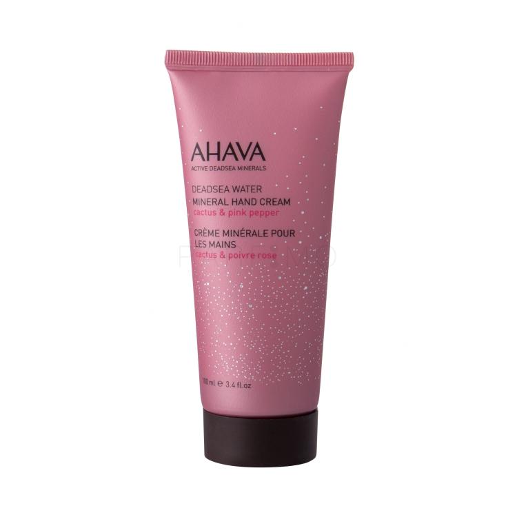 AHAVA Deadsea Water Mineral Hand Cream Cactus &amp; Pink Pepper Crema per le mani donna 100 ml