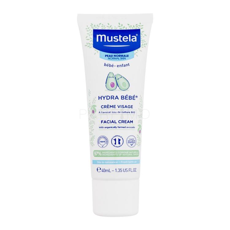 Mustela Hydra Bébé® Facial Cream Crema giorno per il viso bambino 40 ml