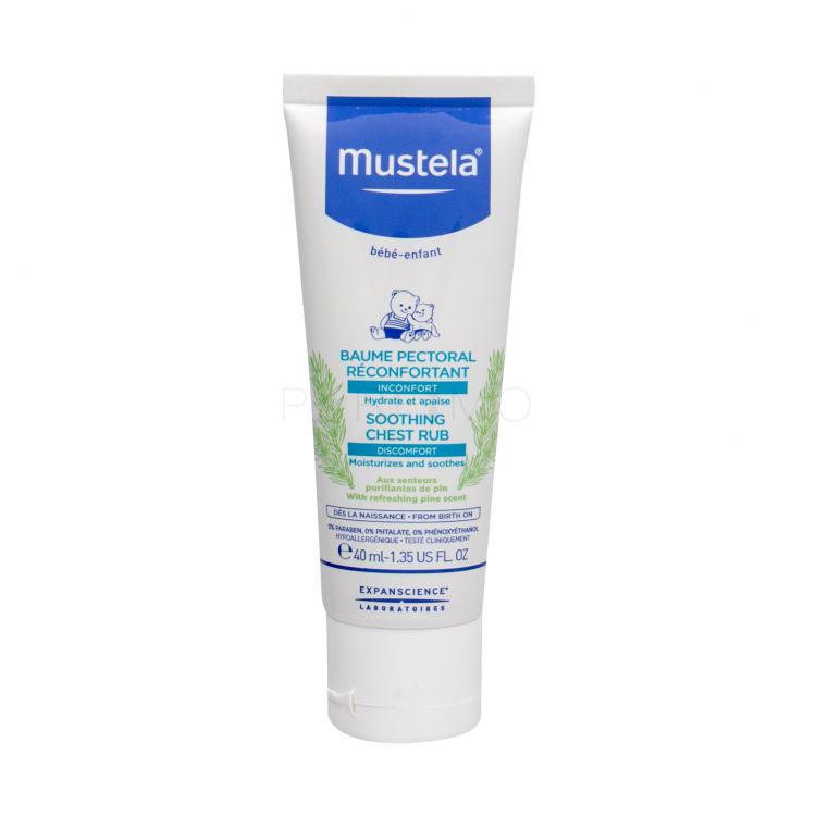 Mustela Bébé Soothing Chest Rub Balsamo per il corpo bambino 40 ml