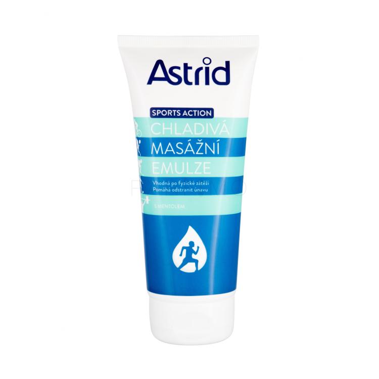 Astrid Sports Action Cooling Massage Emulsion Prodotti massaggio donna 200 ml