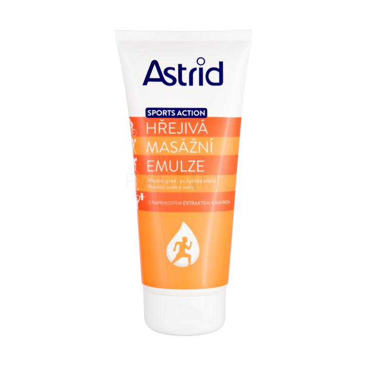 Astrid Sports Action Warming Massage Emulsion Prodotti massaggio donna 200 ml