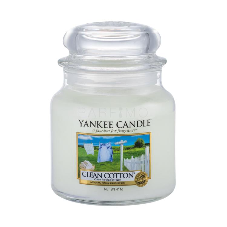 Yankee Candle Clean Cotton Candela profumata 411 g