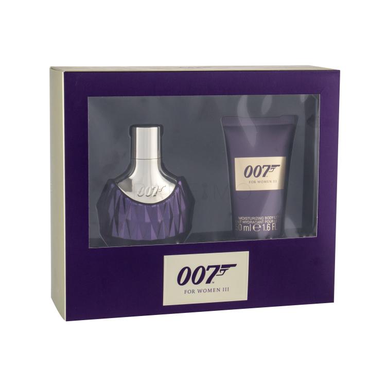 James Bond 007 James Bond 007 For Women III Pacco regalo eau de parfum 30 ml + lozione corpo 50 ml