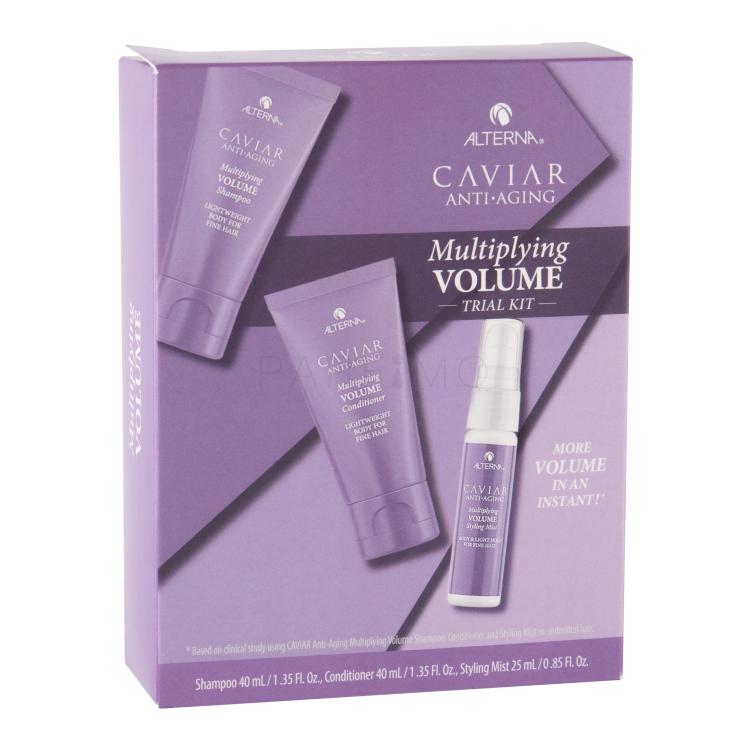 Alterna Caviar Anti-Aging Multiplying Volume Pacco regalo shampoo 40 ml + balsamo 40 ml + spray per capelli 25 ml