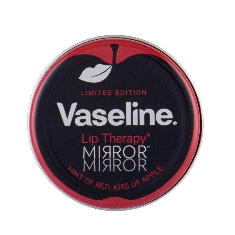 Vaseline Lip Therapy Mirror Balsamo per le labbra donna 20 g Tonalità Hint Of Red, Kiss Of Apple