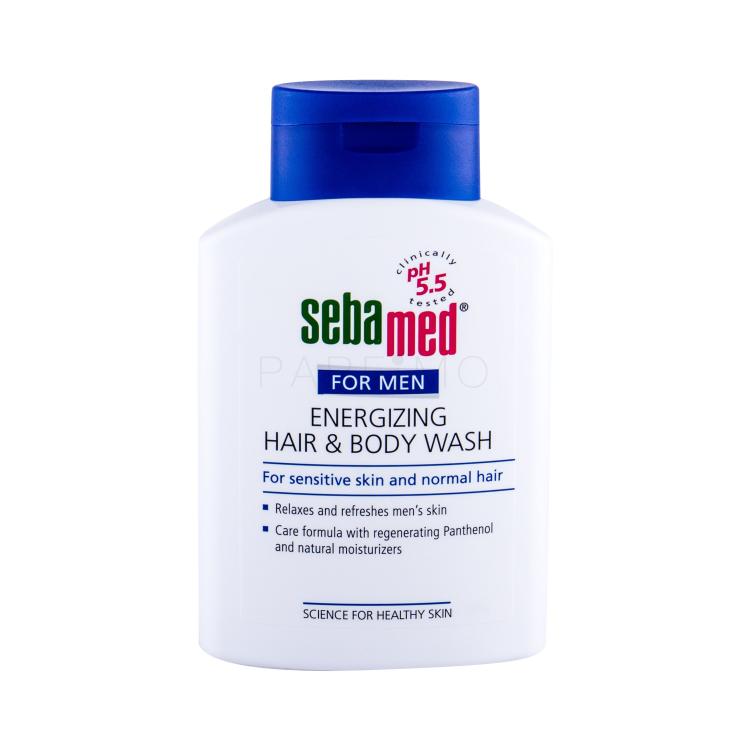 SebaMed For Men Energizing Hair &amp; Body Wash Shampoo uomo 200 ml