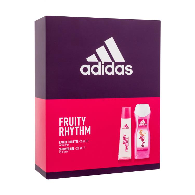 Adidas Fruity Rhythm For Women Pacco regalo eau de toilette 75 ml + doccia gel 250 ml