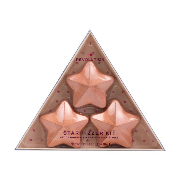 I Heart Revolution Star Bath Fizzer Kit Pacco regalo bomba da bagno 3 x 40 g