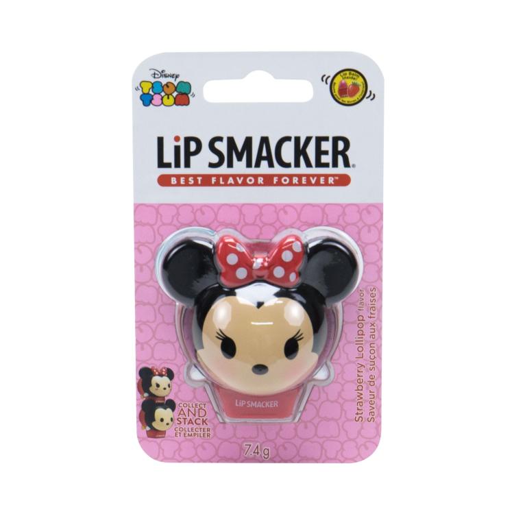Lip Smacker Disney Minnie Mouse Balsamo per le labbra bambino 7,4 g Tonalità Strawberry Lollipop