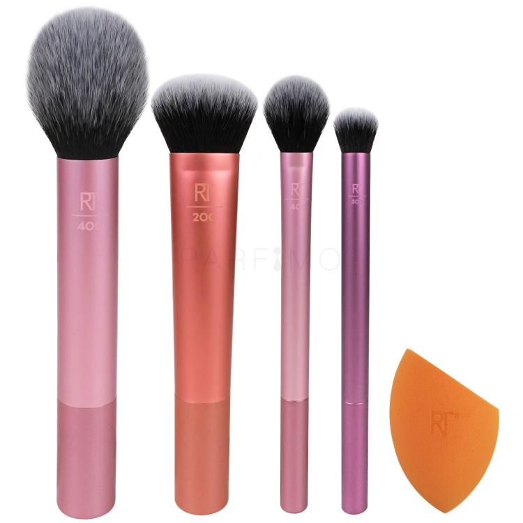 Real Techniques Brushes Everyday Essentials Pennelli make-up donna Set