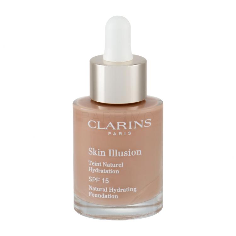 Clarins Skin Illusion Natural Hydrating SPF15 Fondotinta donna 30 ml Tonalità 113 Chestnut