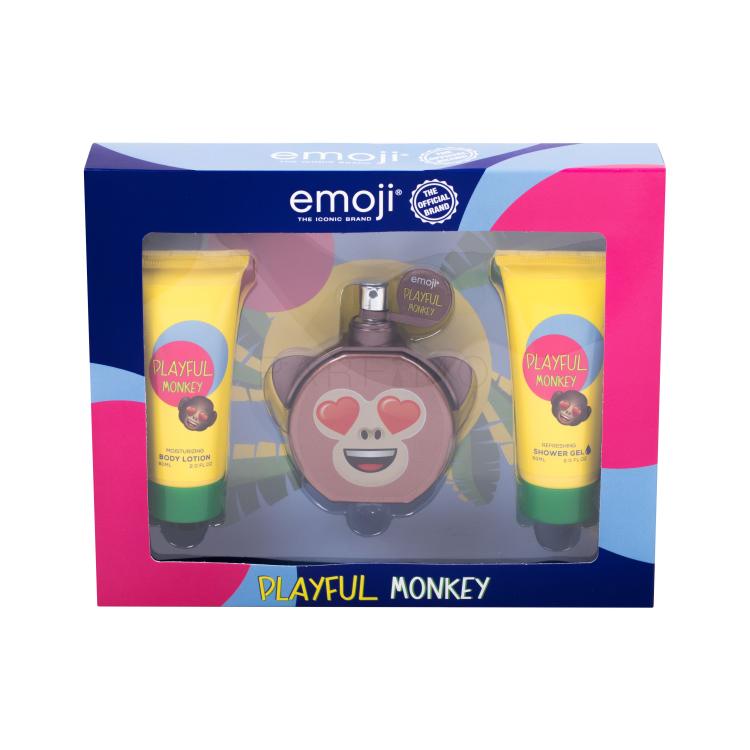Emoji Playful Monkey Pacco regalo eau de parfum 50 ml + doccia gel60 ml + lozione corpo 60 ml