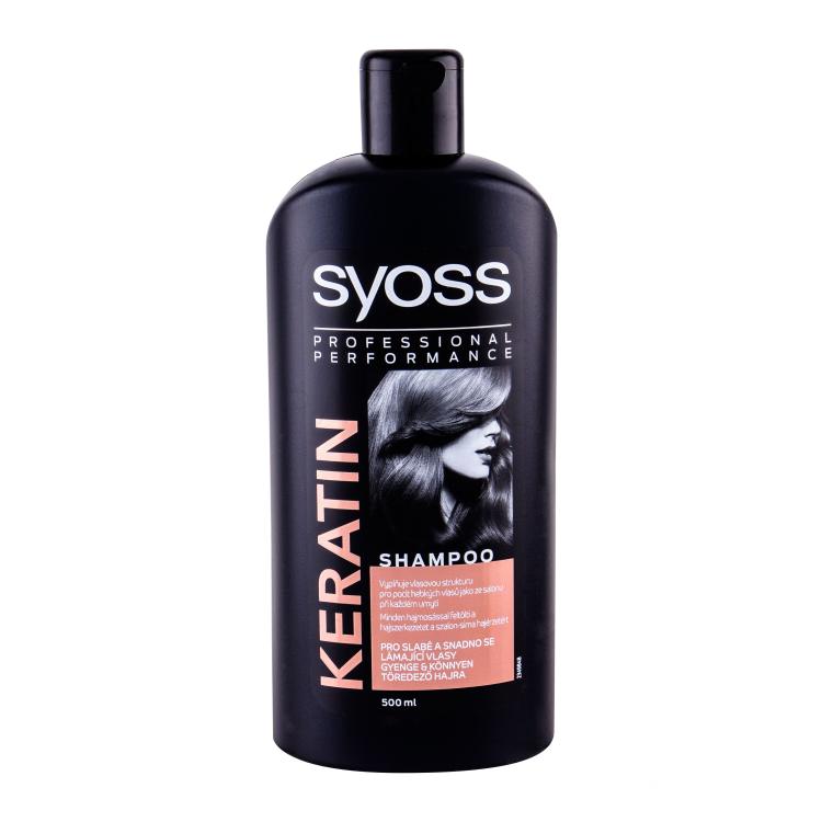 Syoss Keratin Shampoo Shampoo donna 500 ml