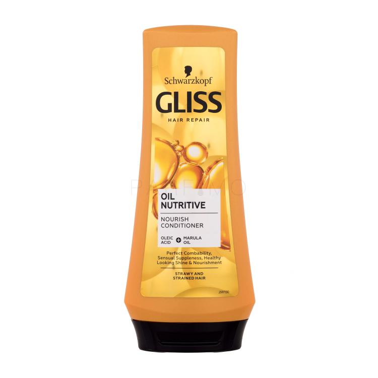 Schwarzkopf Gliss Oil Nutritive Conditioner Balsamo per capelli donna 200 ml