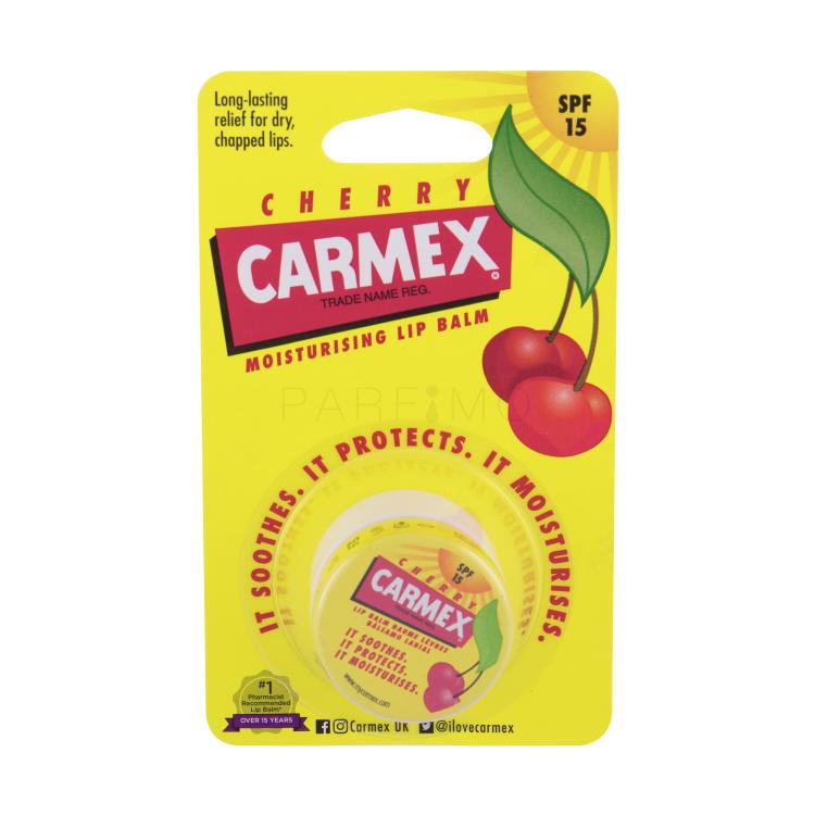 Carmex Cherry SPF15 Balsamo per le labbra donna 7,5 g