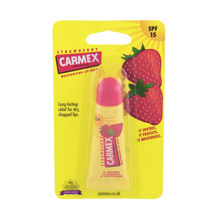 Carmex Strawberry SPF15 Balsamo per le labbra donna 10 g