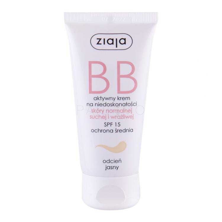 Ziaja BB Cream Normal and Dry Skin SPF15 BB cream donna 50 ml Tonalità Light