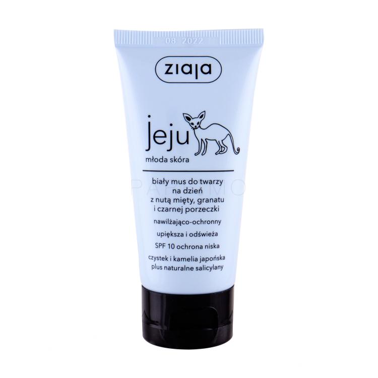 Ziaja Jeju White Face Mousse Moisturiser SPF10 Crema giorno per il viso donna 50 ml