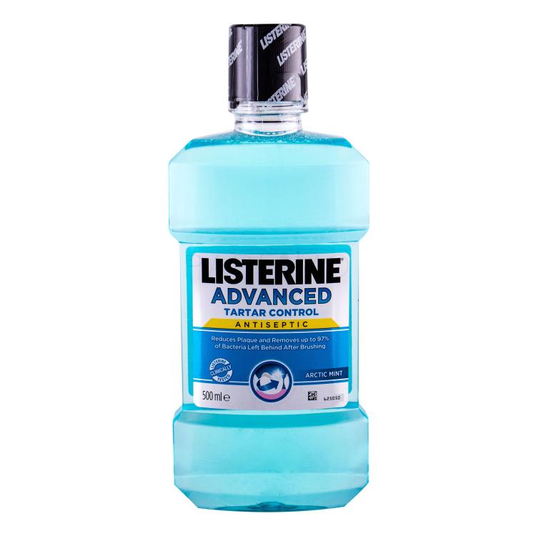 Listerine Advanced Tartar Control Arctic Mint Mouthwash Collutorio 500 ml