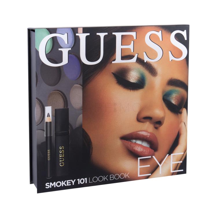 GUESS Look Book Eye Pacco regalo ombretti 12 x 1,16 g + mascara Black 4 ml + matita occhi Black 0,5 g + specchio