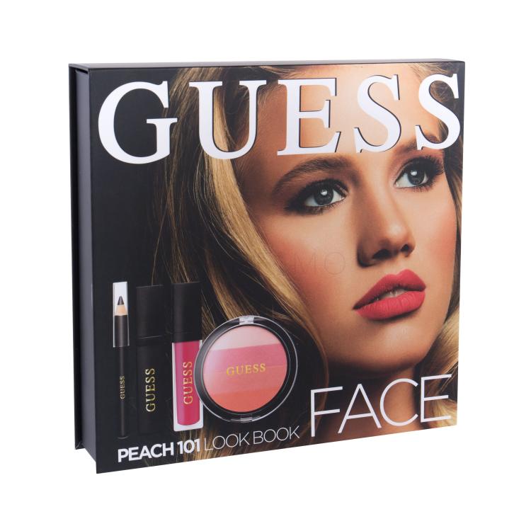 GUESS Look Book Face Pacco regalo blush 14 g + gloss labbra Matte 4 ml + mascara Black 4 ml + matita occhi Black 0,5 g + specchio