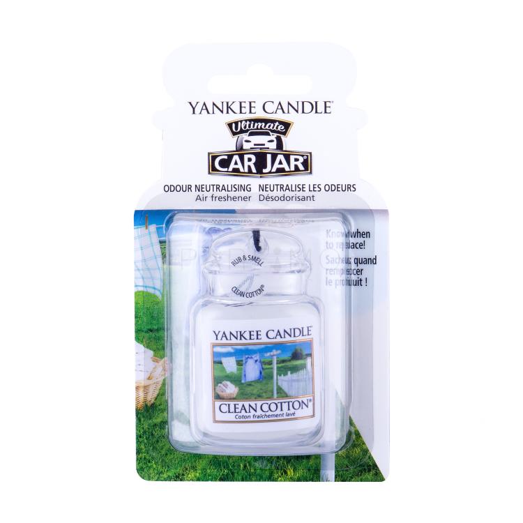 Yankee Candle Clean Cotton Car Jar Deodorante per auto 1 pz