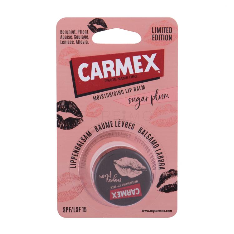Carmex Sugar Plum SPF15 Balsamo per le labbra donna 7,5 g
