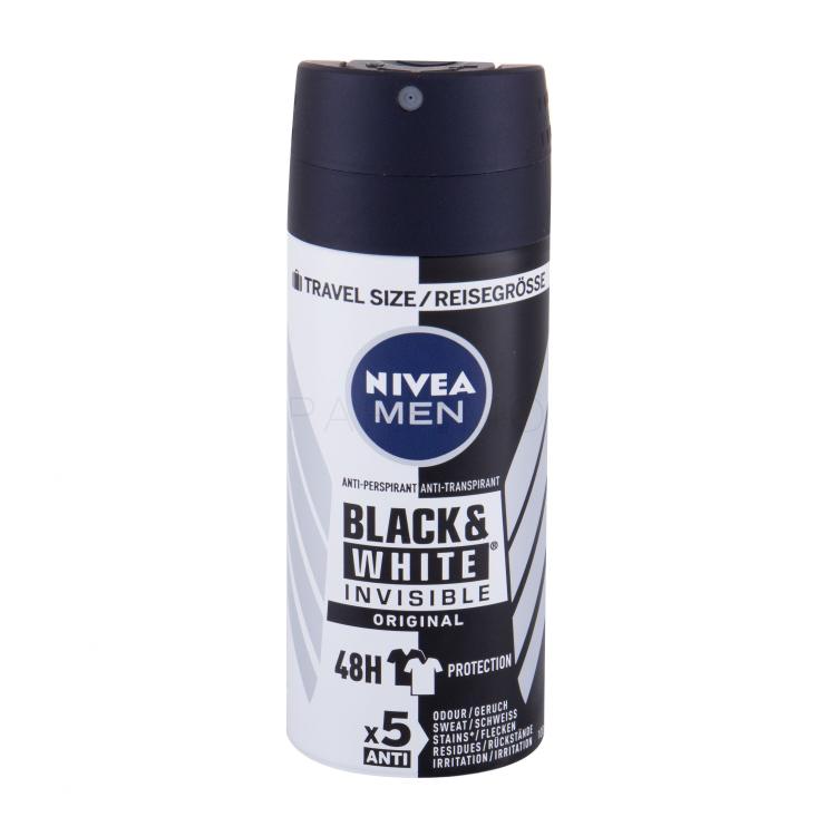 Nivea Men Invisible For Black &amp; White Original Antitraspirante uomo 100 ml