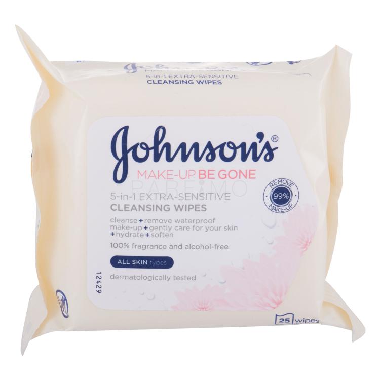 Johnson´s Face Care Extra Sensitive Salviettine detergenti donna 25 pz