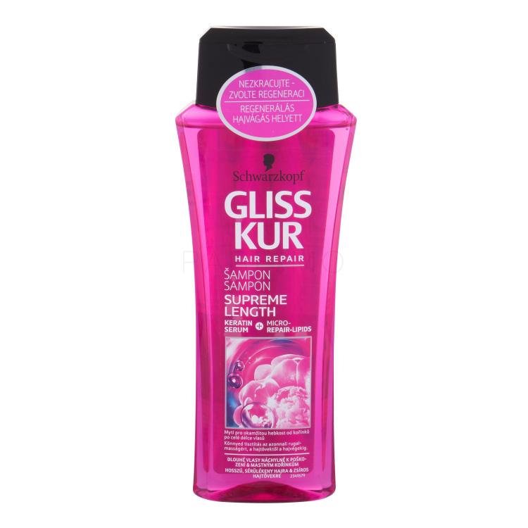 Schwarzkopf Gliss Supreme Length Shampoo donna 250 ml