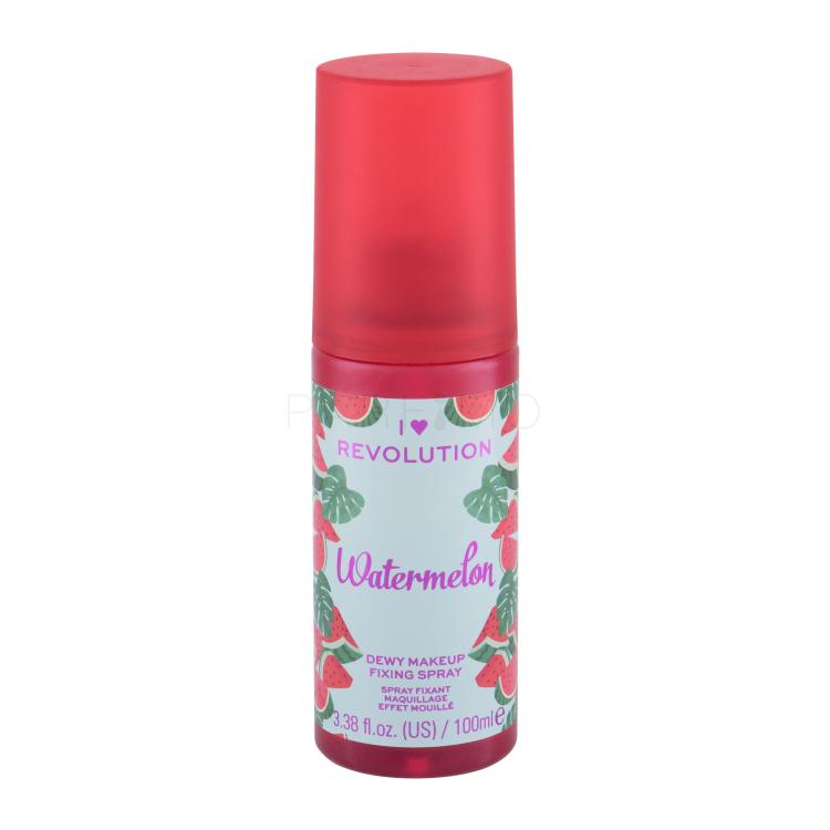 Makeup Revolution London I Heart Revolution Fixing Spray Watermelon Fissatore make-up donna 100 ml