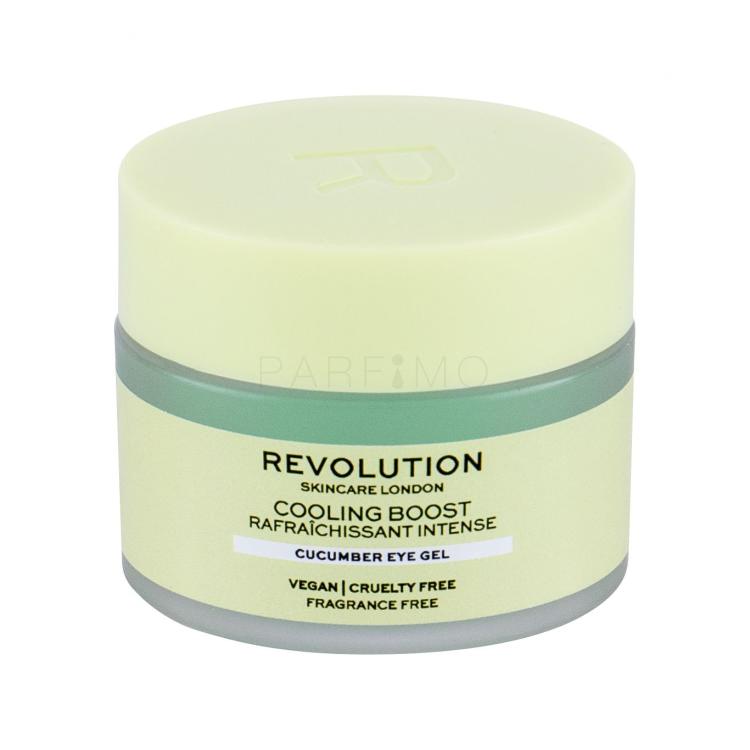 Revolution Skincare Cooling Boost Cucumber Gel contorno occhi donna 15 ml