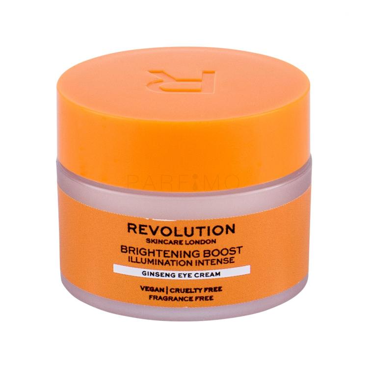 Revolution Skincare Brightening Boost Ginseng Crema contorno occhi donna 15 ml