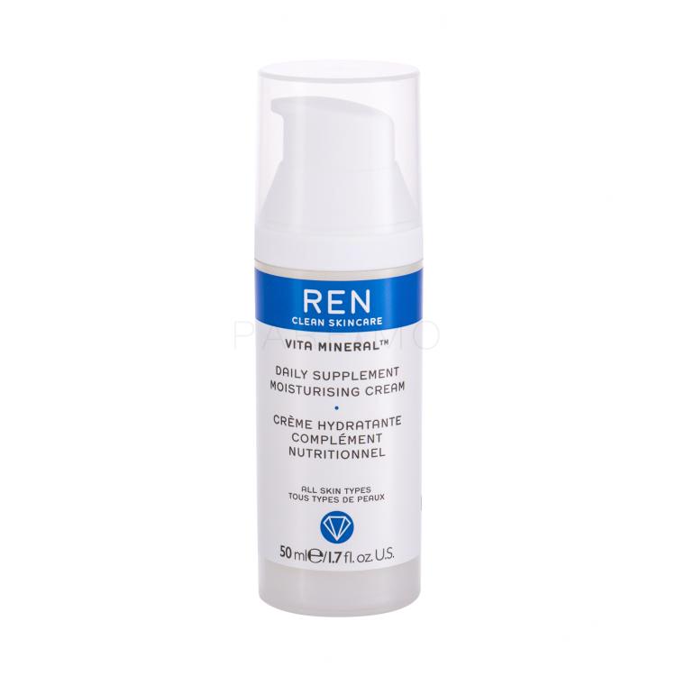 REN Clean Skincare Vita Mineral Daily Supplement Moisturising Crema giorno per il viso donna 50 ml