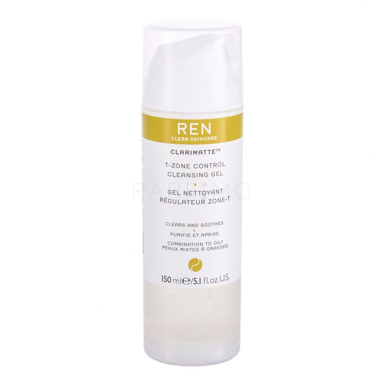 REN Clean Skincare Clarimatte T-Zone Control Gel detergente donna 150 ml