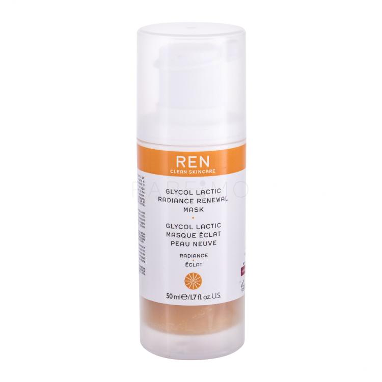 REN Clean Skincare Radiance Glycol Lactic Radiance Renewal AHA Maschera per il viso donna 50 ml