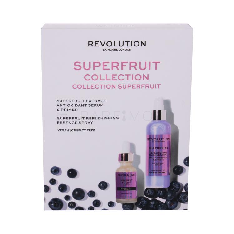 Revolution Skincare Superfruit Extract Collection Pacco regalo siero viso 30 ml + spray viso idratante 100 ml