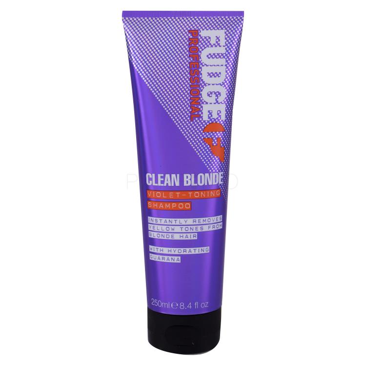 Fudge Professional Clean Blonde Violet-Toning Shampoo donna 250 ml