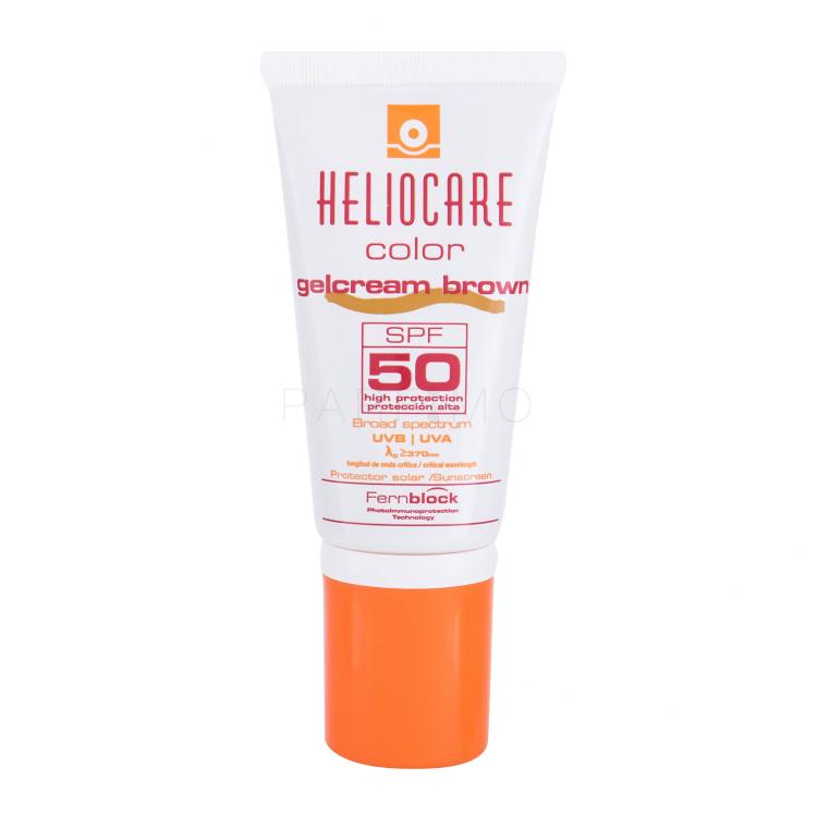 Heliocare Color Gelcream SPF50 Protezione solare viso donna 50 ml Tonalità Brown